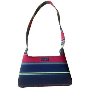 Kate Spade Multicolored Striped Small Shoulder Bag Purse Vintage